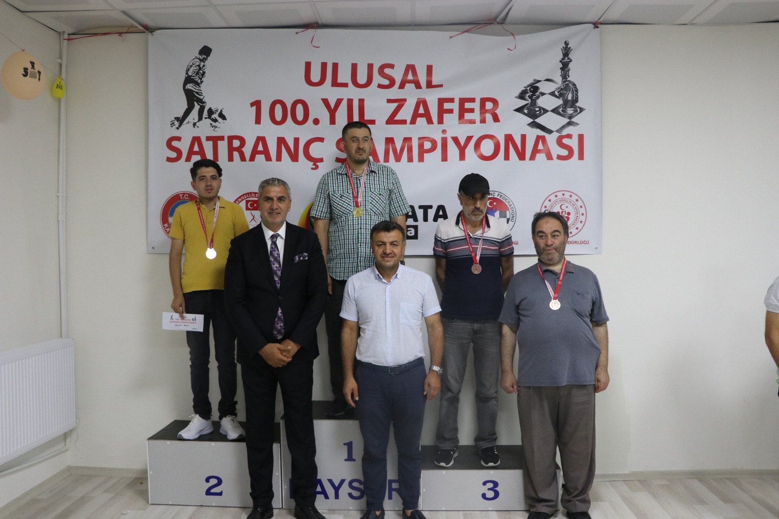Ulusal 100’üncü Yıl Zafer Satranç Turnuvası sona erdi