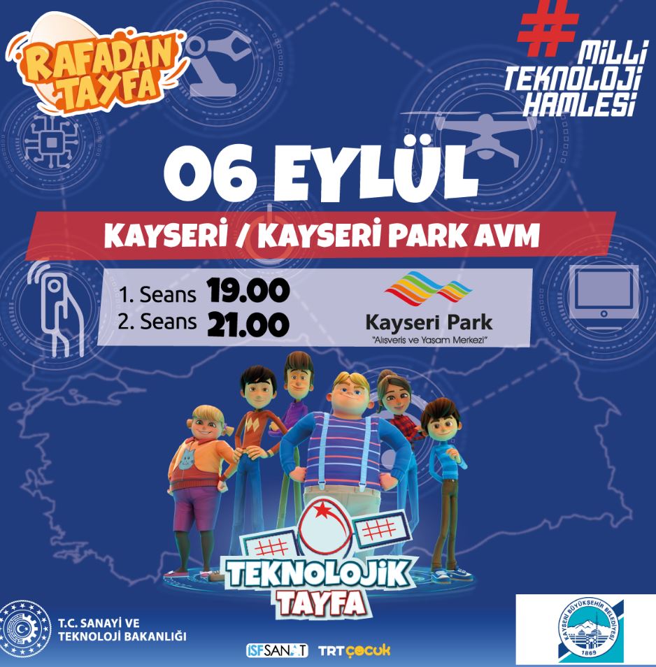 ‘Teknolojik Tayfa’ Kayseri’ye geliyor