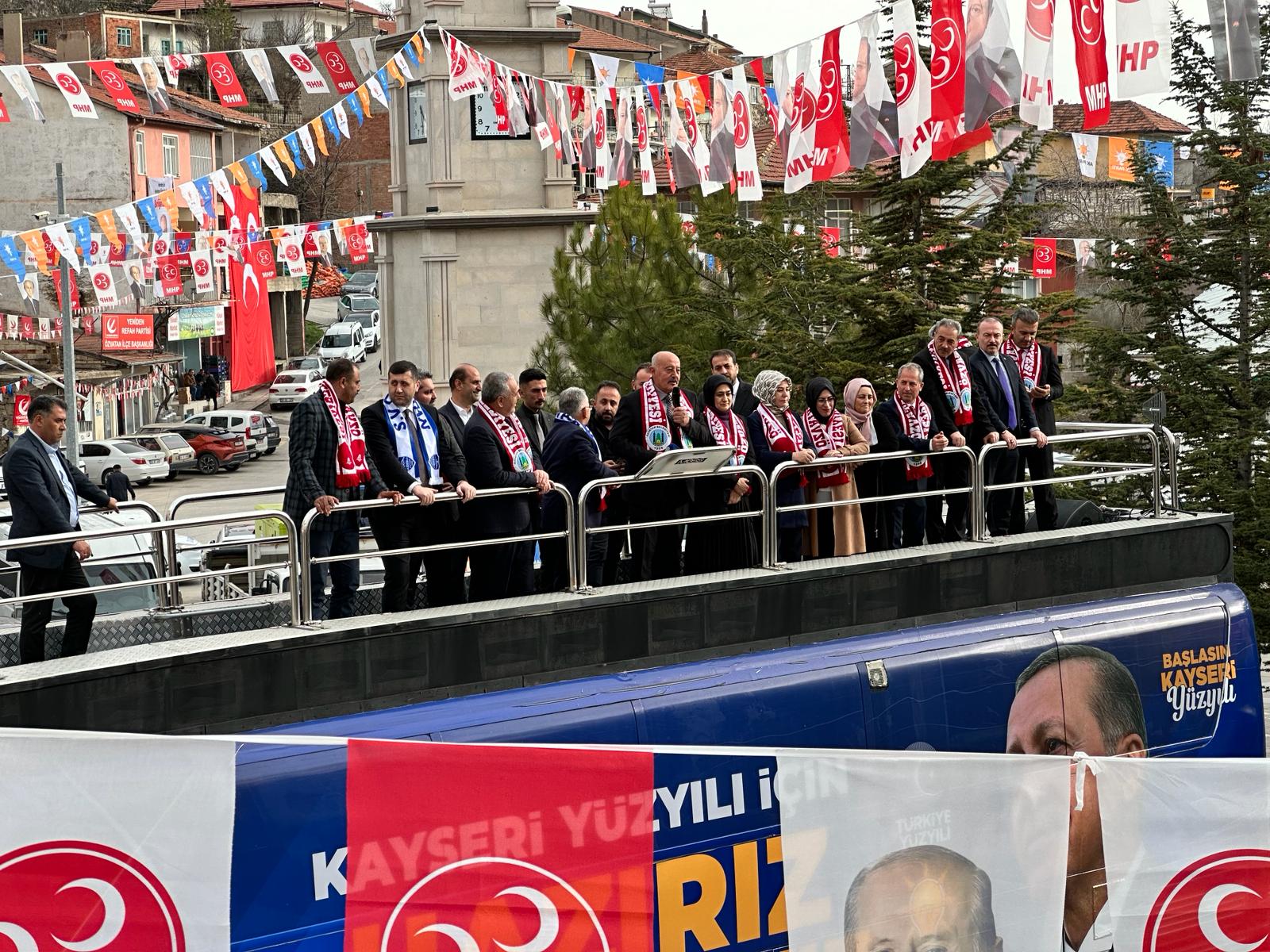 CUMHUR İTTİFAKI’NDAN ÖZVATAN’DA GÖVDE GÖSTERİSİ