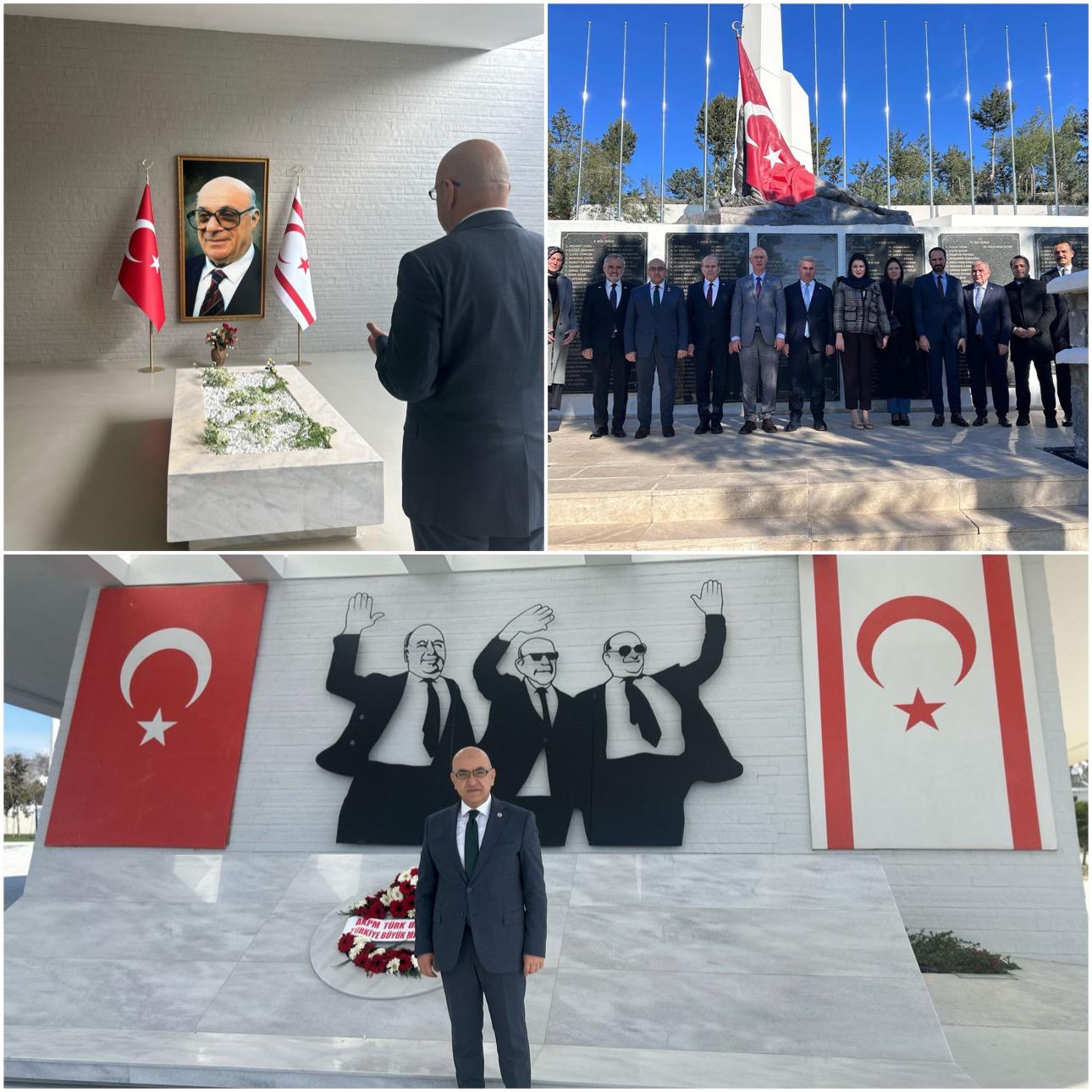 MİLLETVEKİLİ CINGI, AKPM TÜRK DELEGASYONU İLE KIBRIS’A GİTTİ