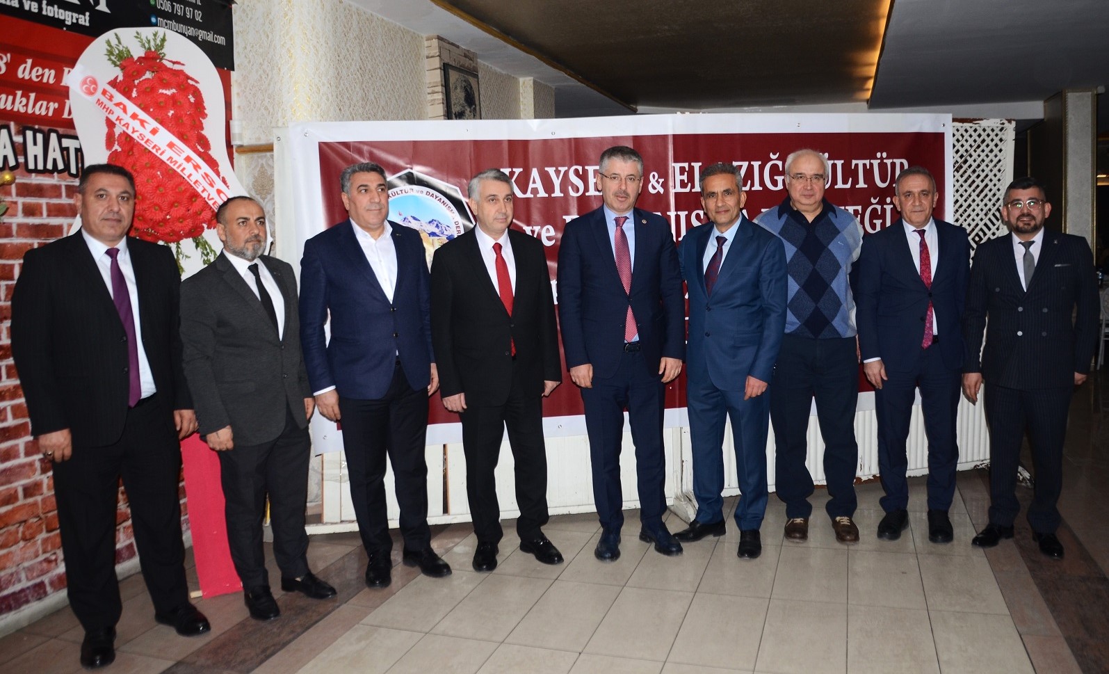 KAYSERİ’DE ELAZIĞ VUSLAT GECESİ DÜZENLENDİ.