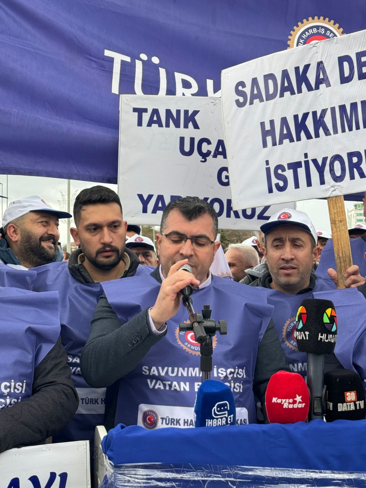TÜRK HARB-İŞ SENDİKASI’NDAN TABUTLU EYLEM