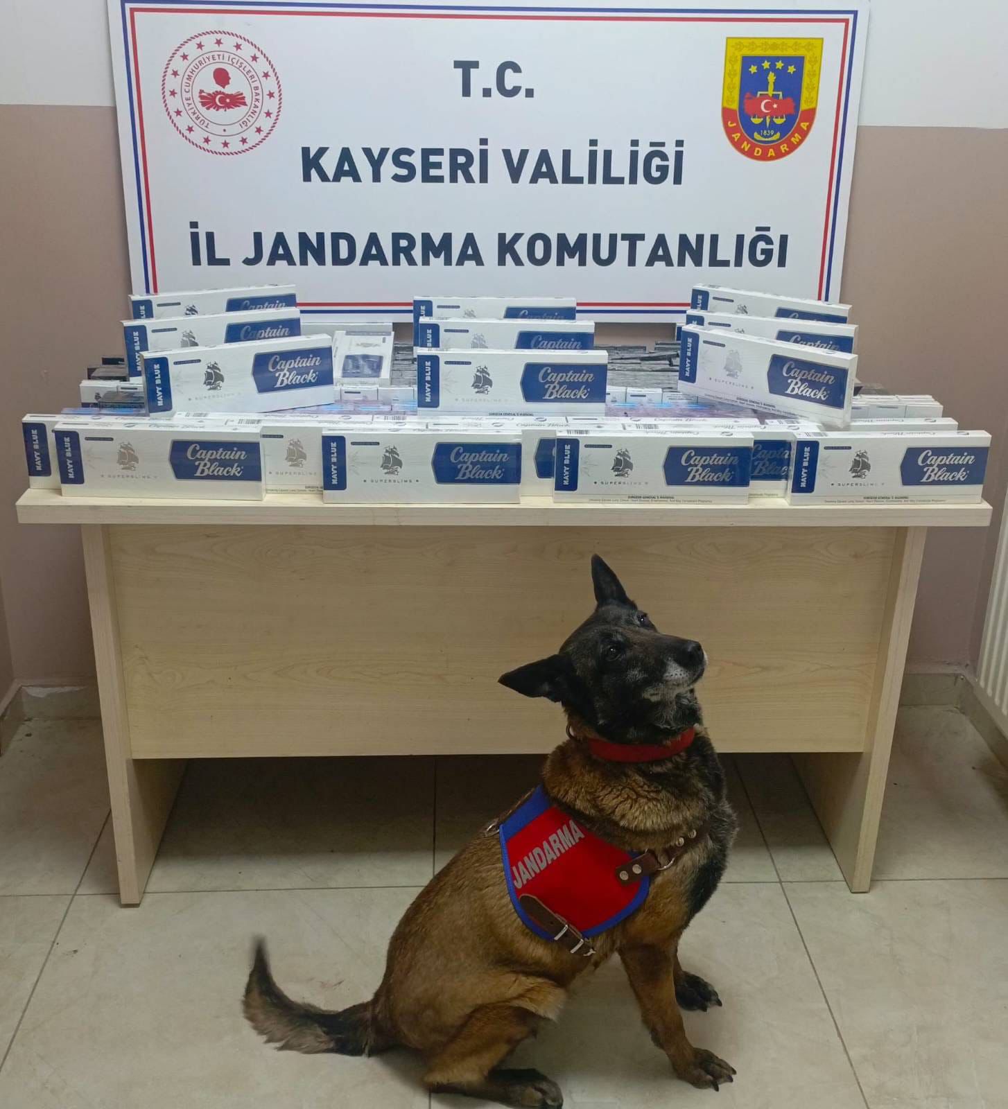 JANDARMA EKİPLERİ 830 PAKET KAÇAK SİGARA ELE GEÇİRDİ
