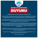BÜYÜKŞEHİR BELEDİYESİ: “YAĞIŞLARIN DOĞAL AFET OLARAK DEĞERLENDİRİLMESİ GEREKMEKTEDİR”