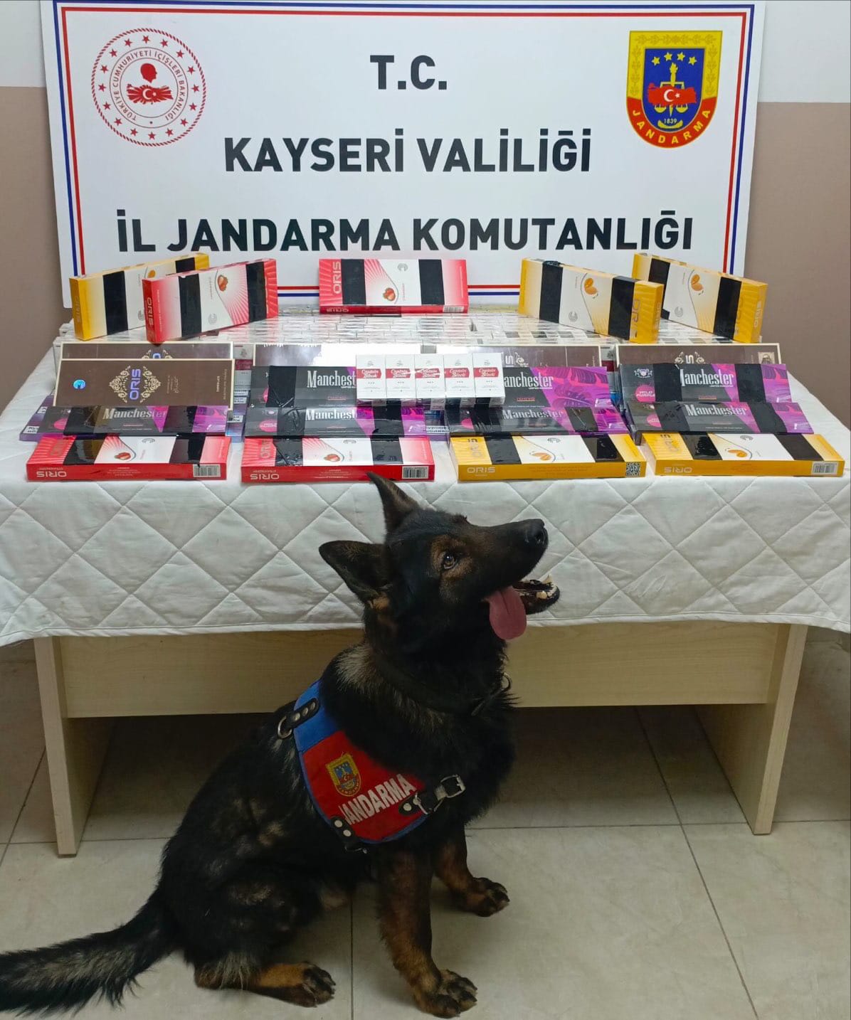 700 paket kaçak sigara ele geçirildi