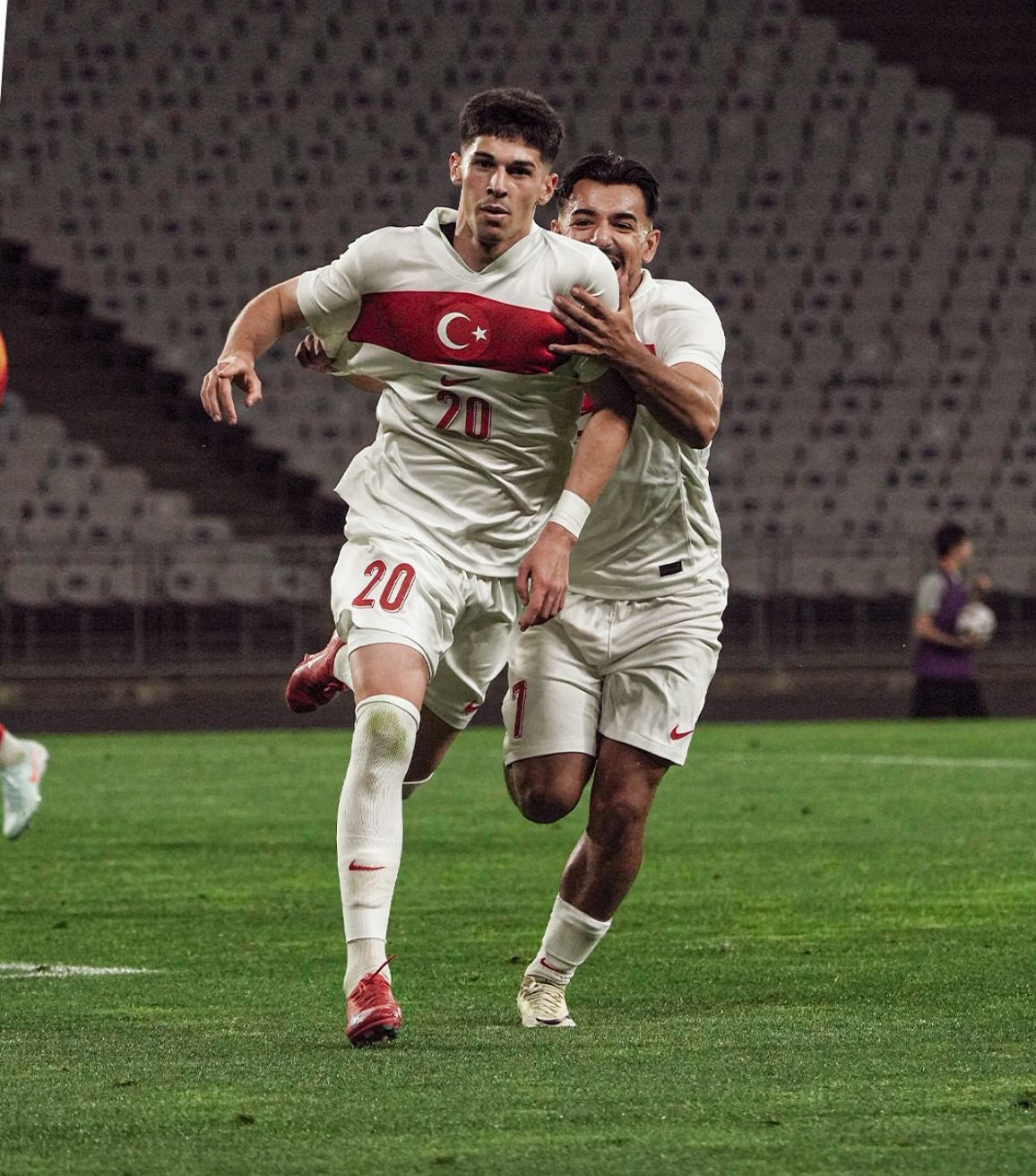 Kayserisporlu Baran Ali, Ümit Milli takımdaki ilk maçında gol attı