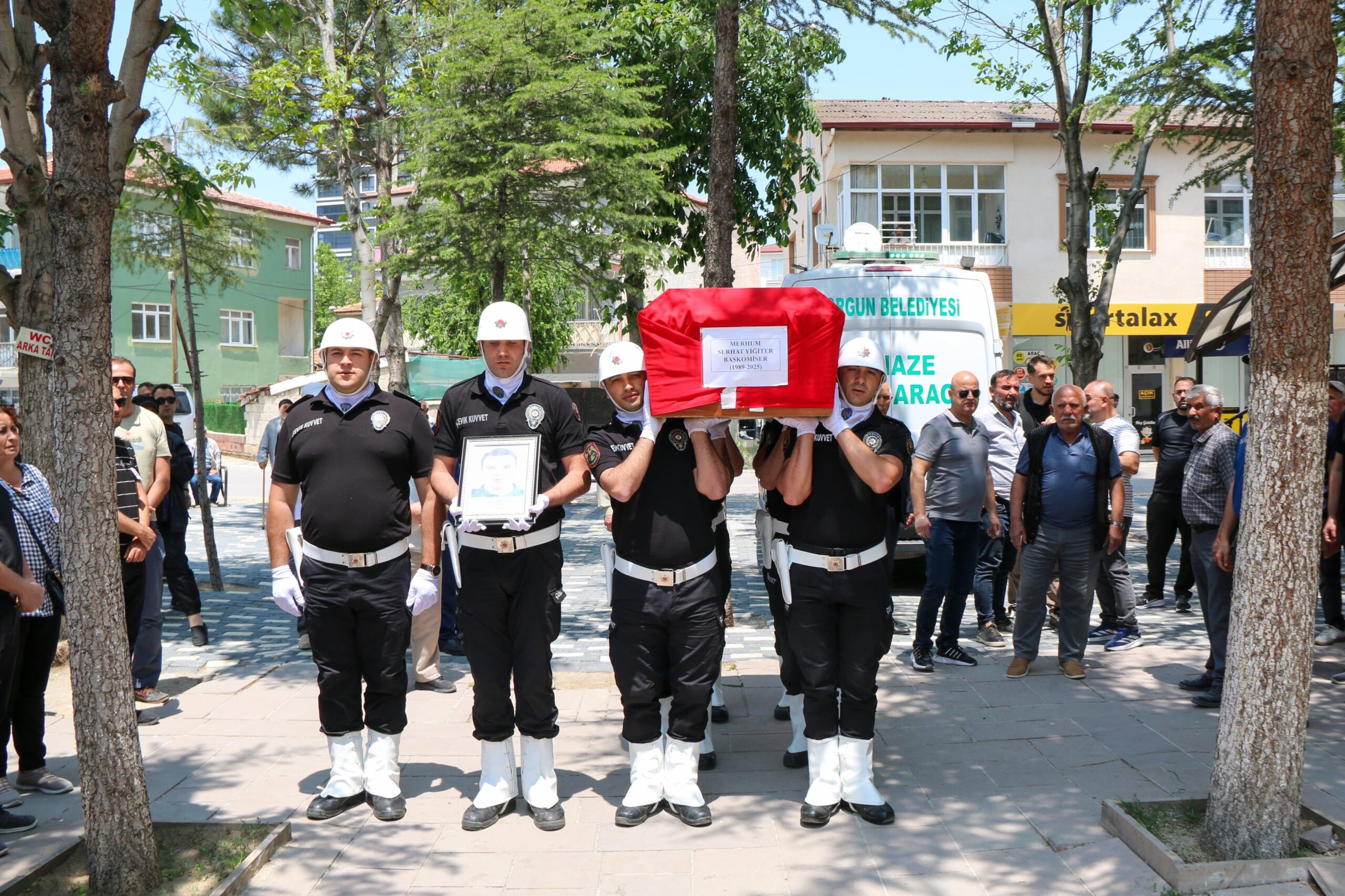 Kayseri’de öğrenim gören Başkomiser, son yolculuğuna uğurlandı