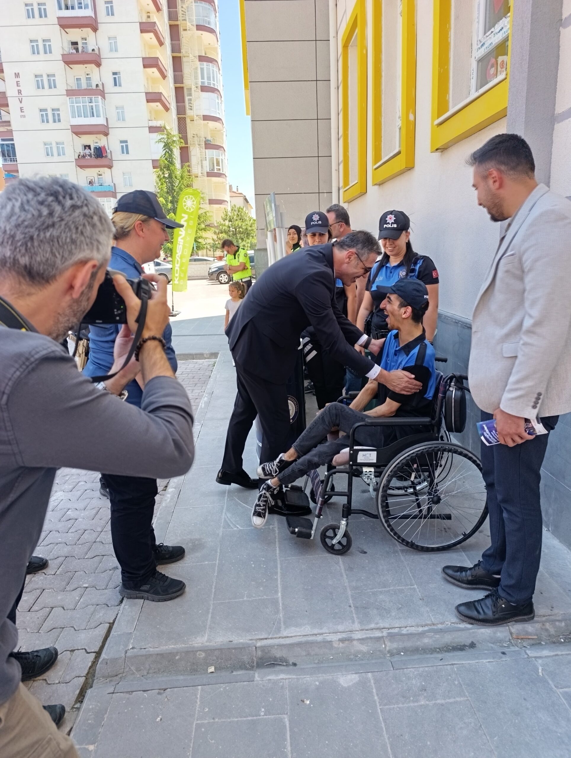 Bir günlüğüne polis olmak isteyen Hasan Can’ın hayali gerçek oldu