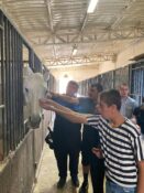 Polis ekipleri, özel çocukların yüzünü güldürdü