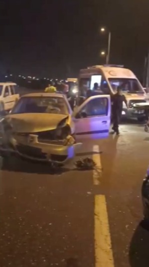 Trafik kazasında 7 kişi yaralandı