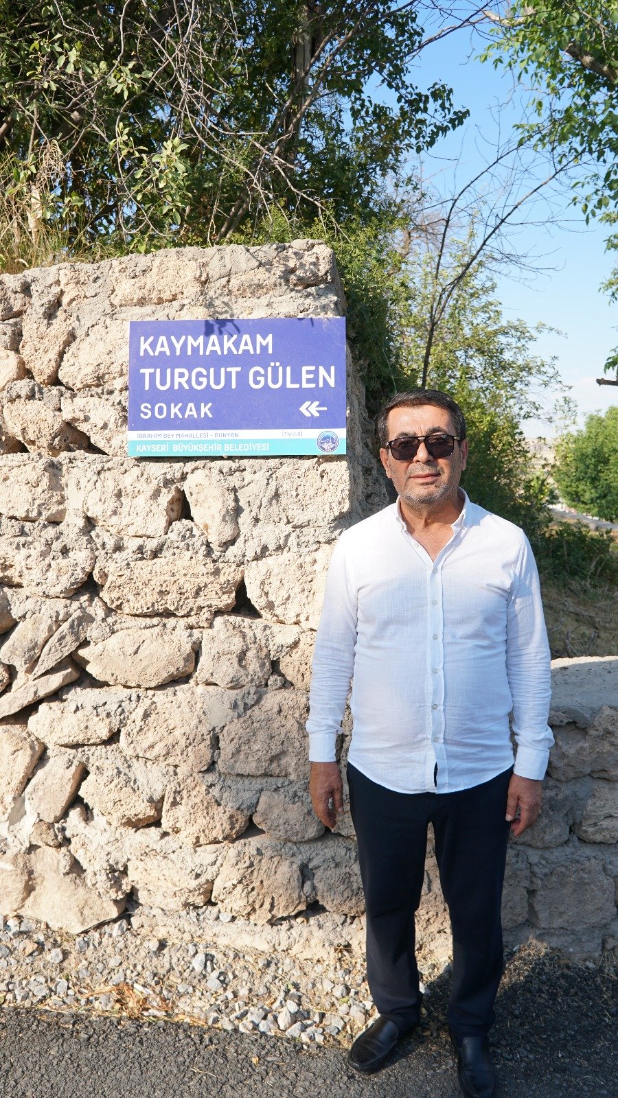 Eski Bünyan Kaymakamı Turgut Gülen’in ismi Bünyan’da bir sokağa verildi.