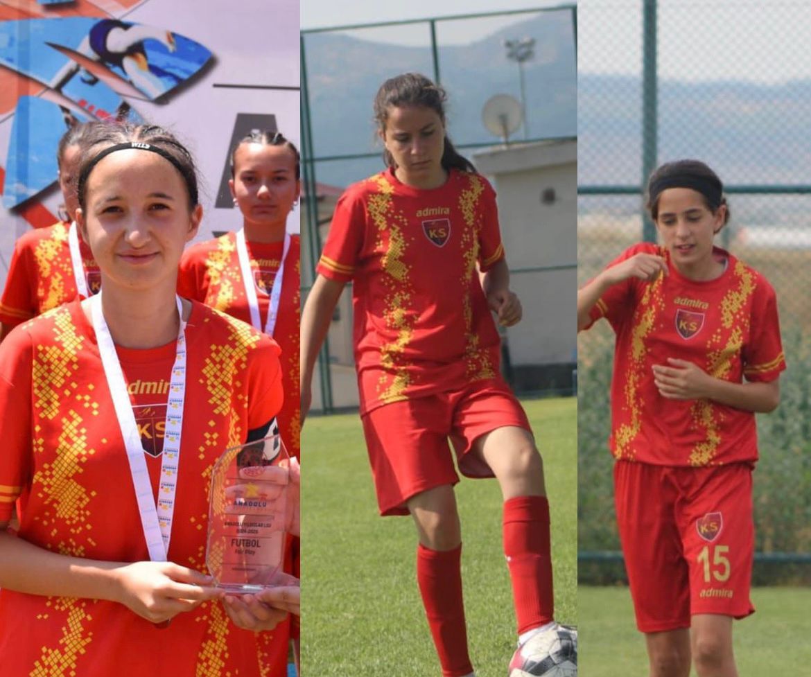 KAYSERİ KADIN FUTBOL İL KARMASI’NDAN 3 SPORCUYA MİLLİ DAVET
