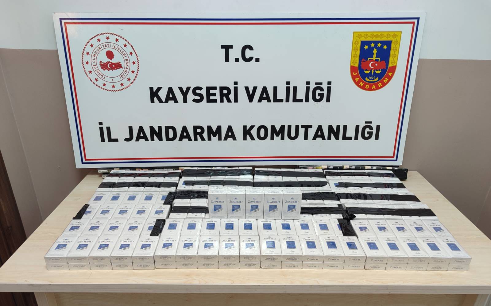 270 paket gümrük kaçağı sigara ele geçirildi