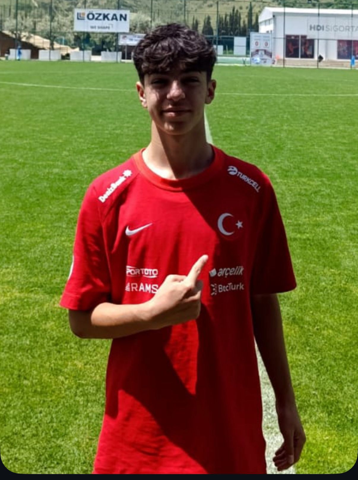 kayserispor’dan Berk, U15 Millî Takımı Değerlendirme kampına çağırıldı