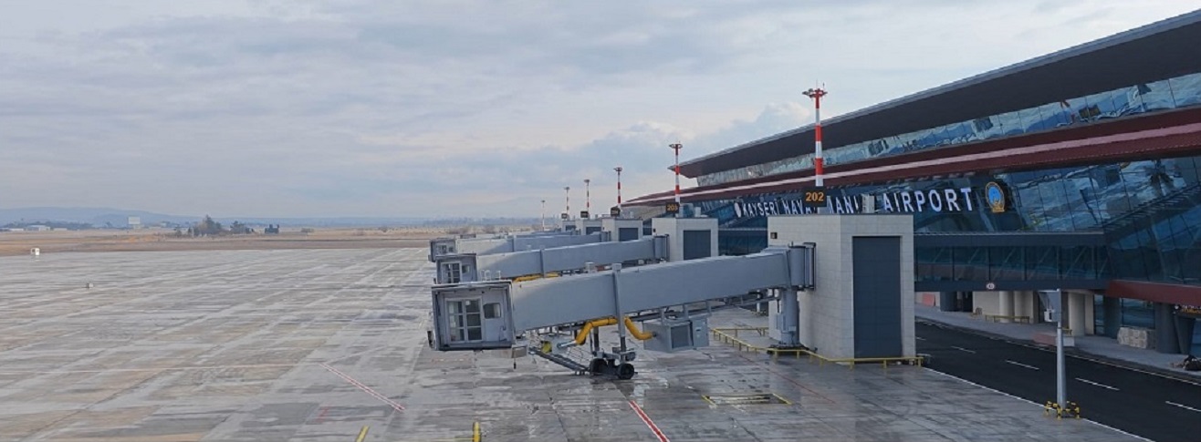 Kayseri Havalimanı, Temmuz ayında 268 bin 506 yolcuya hizmet verdi