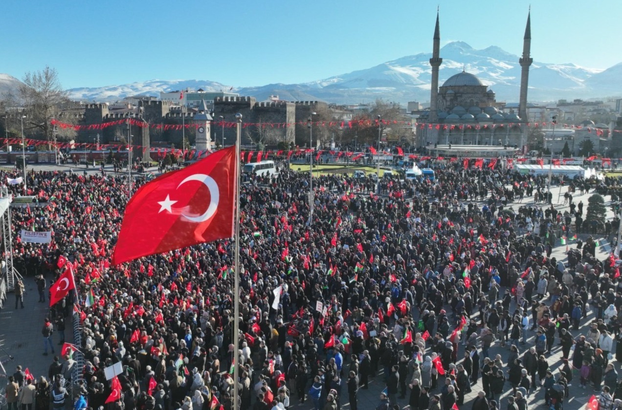 Kayseri, Filistin için yürüyecek