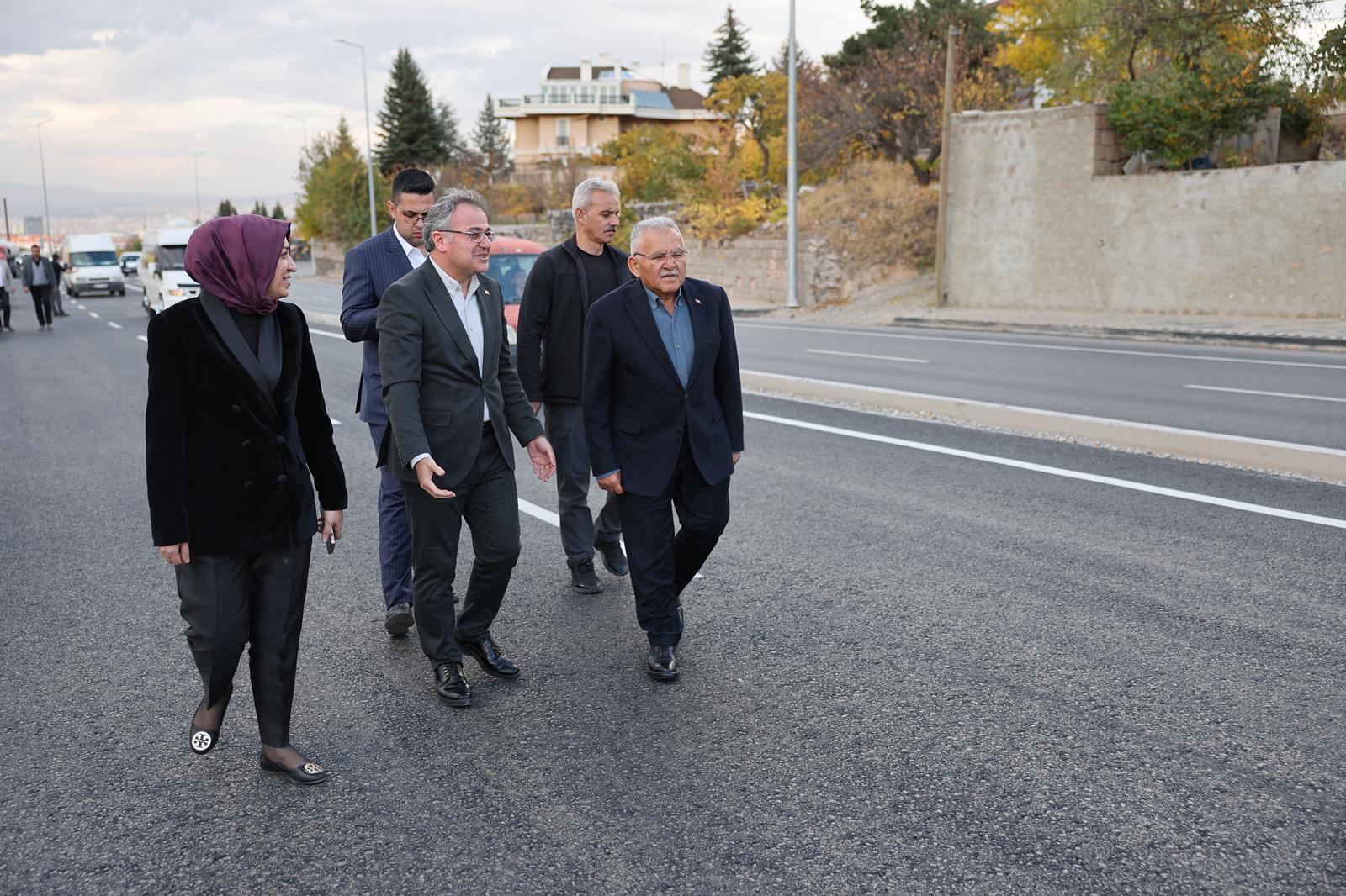 Hacılar’da Kayseri Caddesi ve Hacılar Meydanı’nda çalışmalar tamamlandı