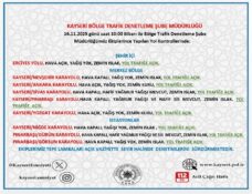 Kayseri’de yollar trafiğe açık