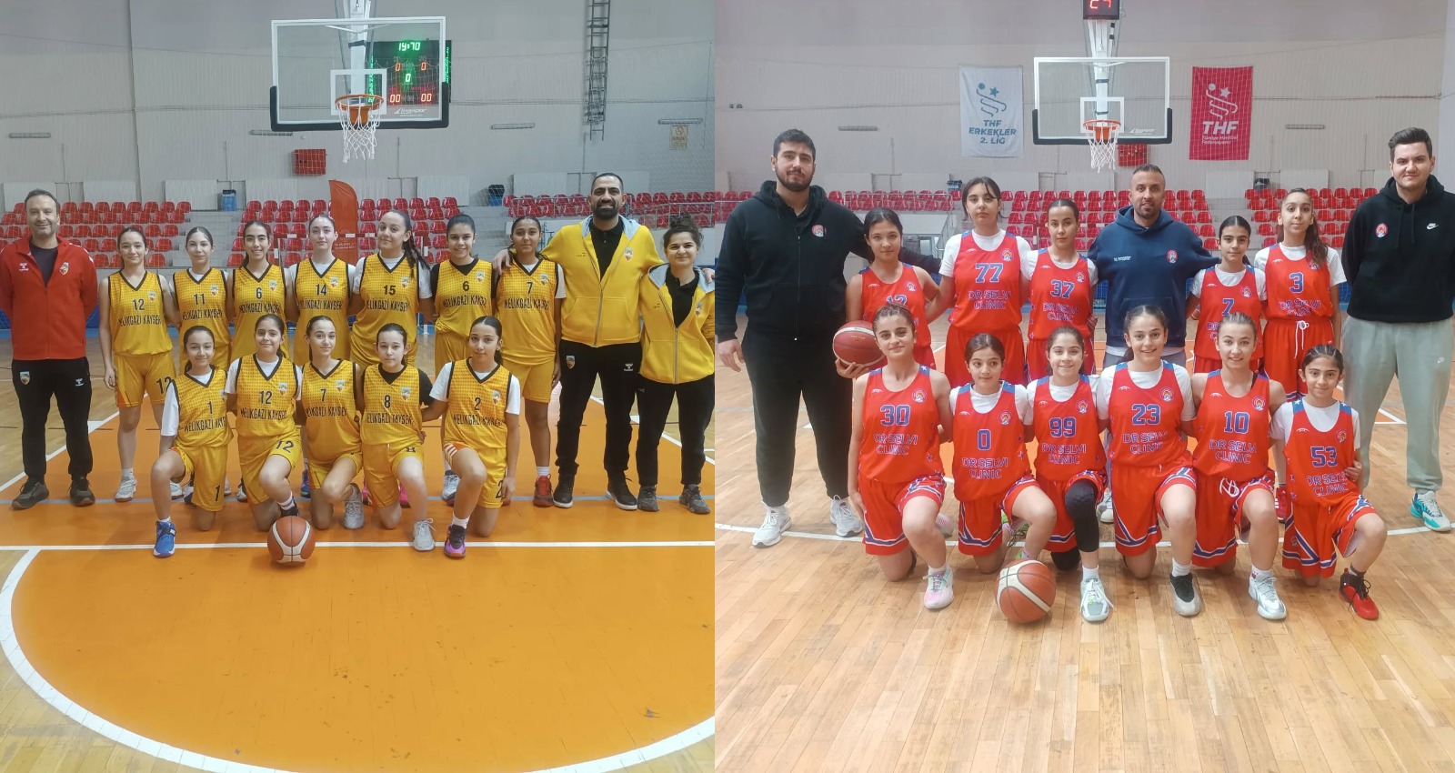 U14 Kızlar Kayseri Şampiyonu Melikgazi Kayseri Basketbol oldu