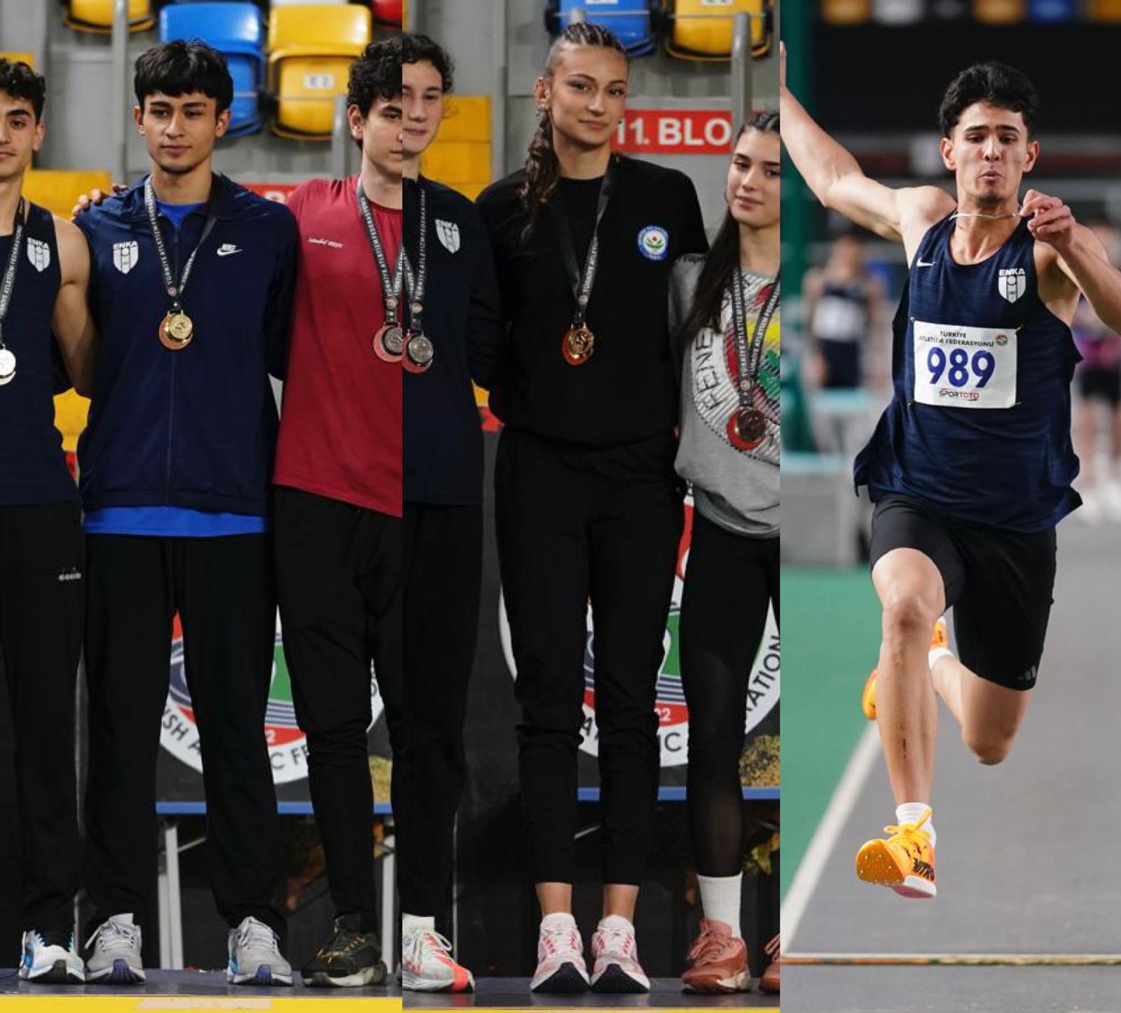 Türkiye Şampiyonasına katılan Kayserili atletler dereceyle döndü