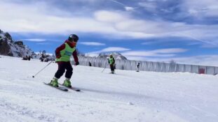 ERVA Kar Fırtınaları sporcuları antrenmanlarını sürdürüyor