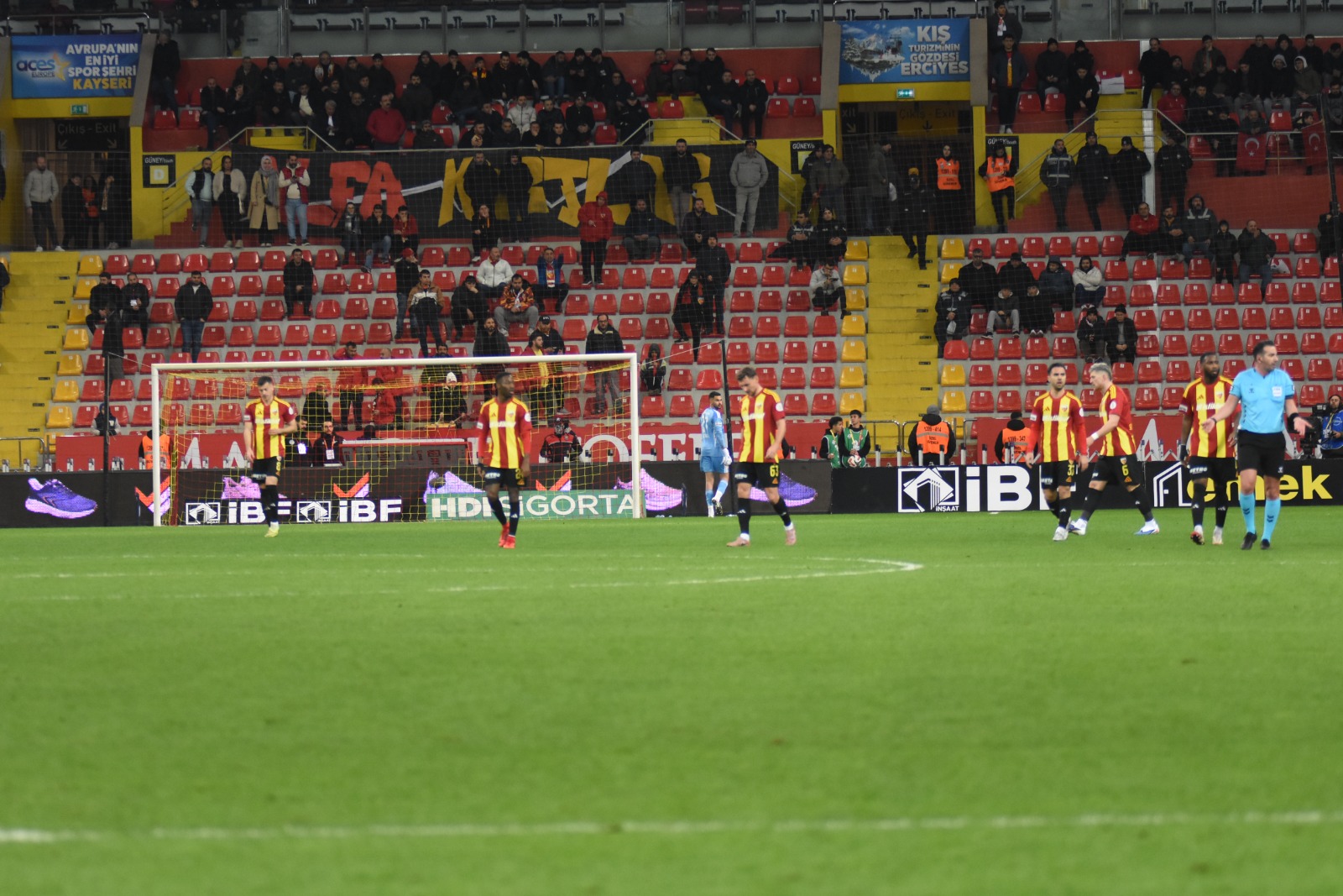 Kayserispor mağlubiyet serisine devam etti