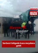 Yolcu otobüsüyle kamyonetin karıştığı kazada 5 kişi yaralandı