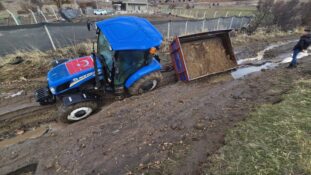 Başakpınar Mahallesinde sel etkili oldu