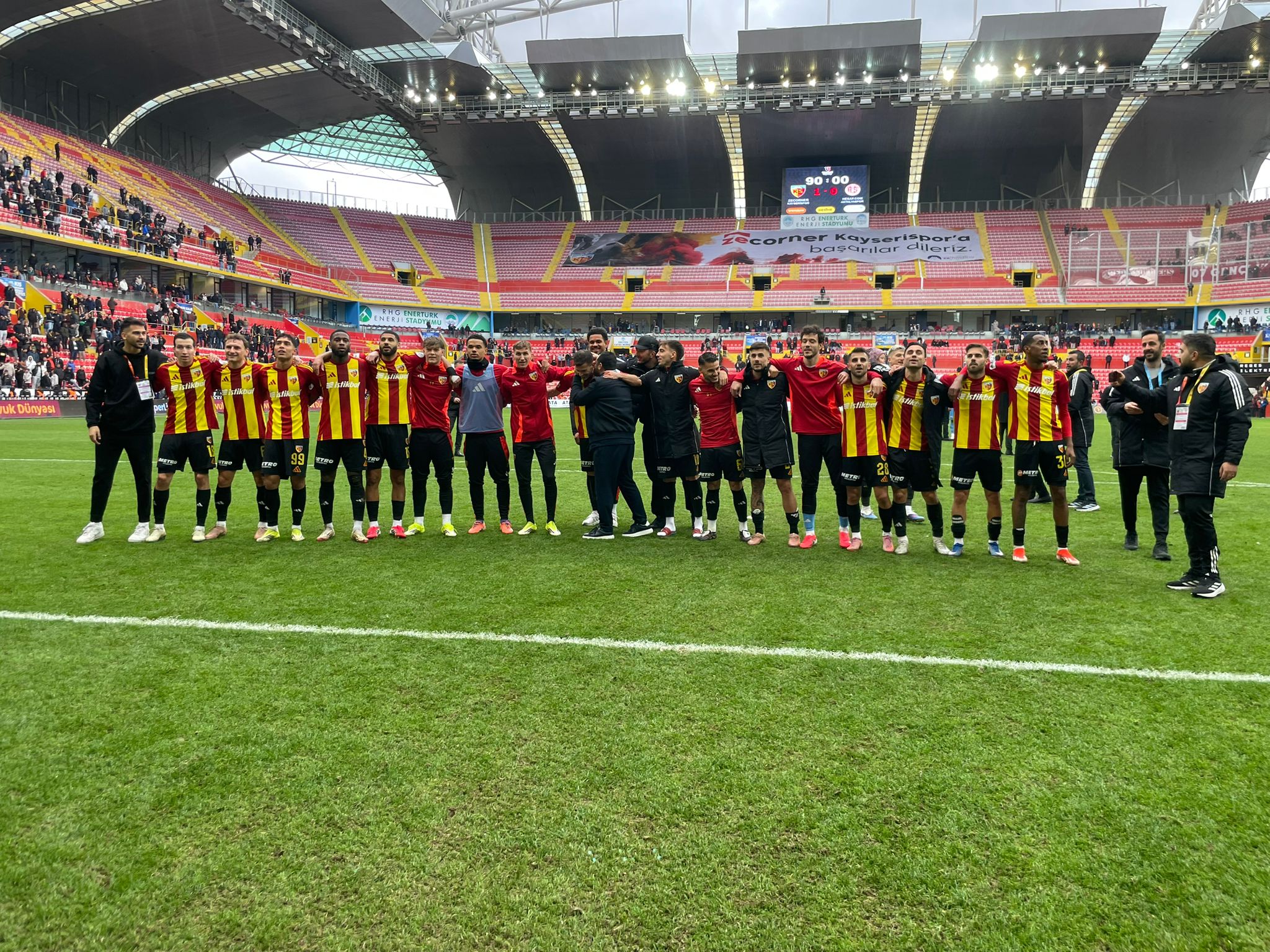 Kayserispor’da 8 haftalık galibiyet hasreti sona erdi