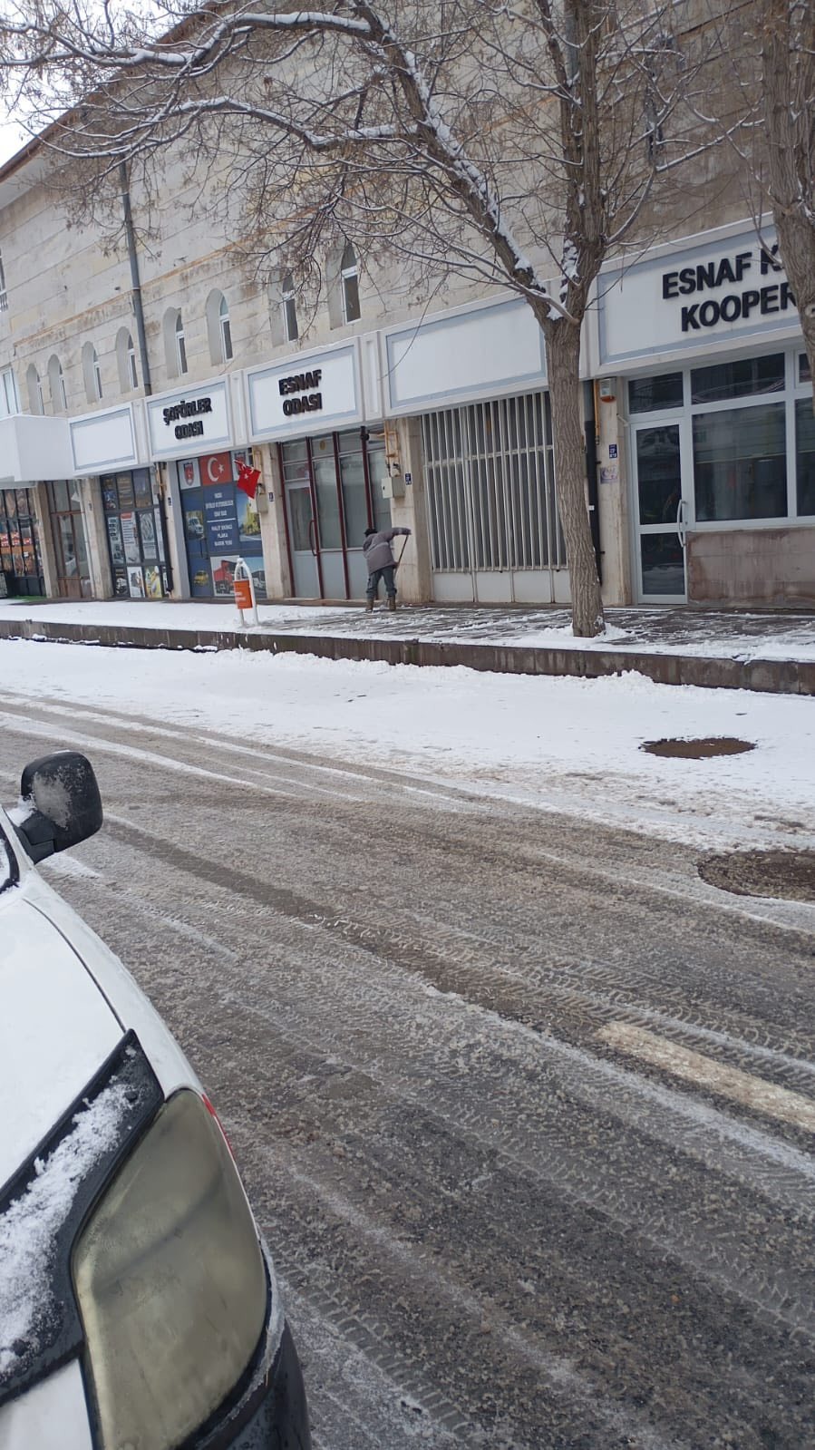 İncesu’da yoğun kar mesaisi