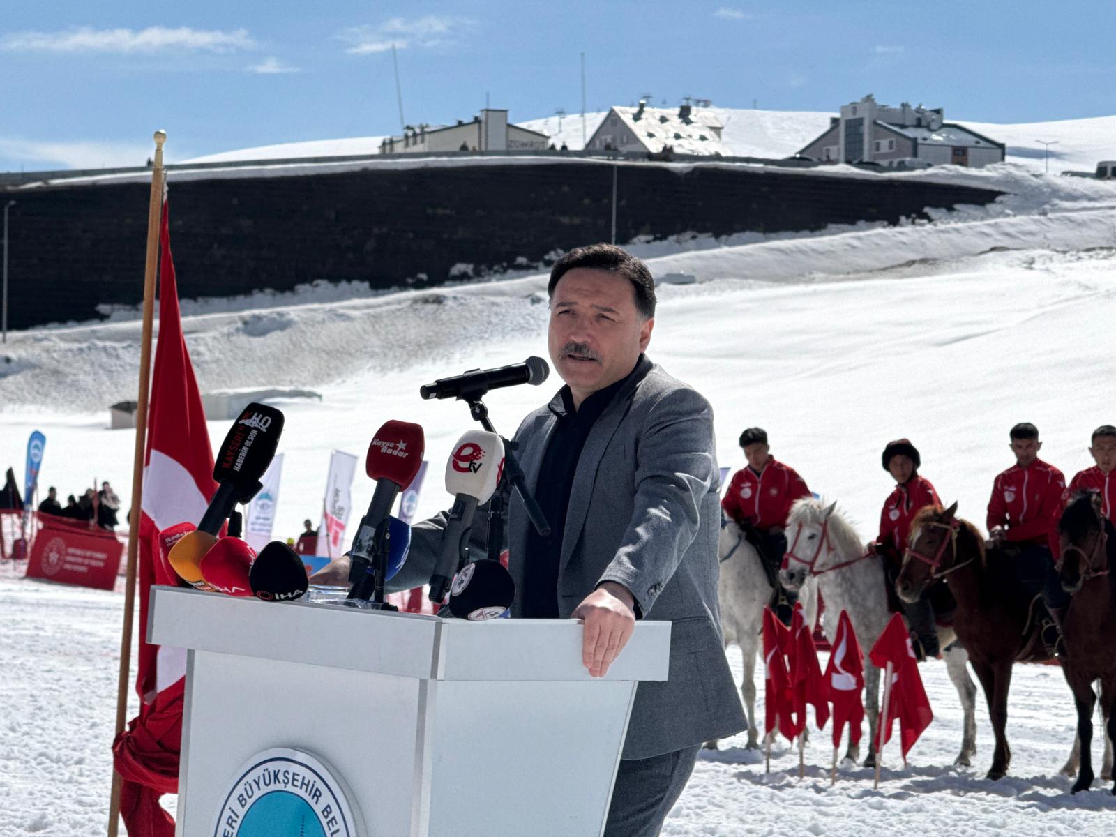 Kökbörü Oyunları Türkiye’de ilk kez Erciyes’te düzenlendi