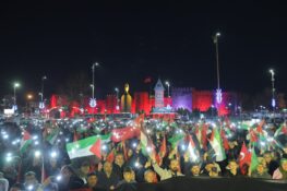 Cumhuriyet Meydanı’nda ‘Filistin’i Unutma Yürüyüşü’