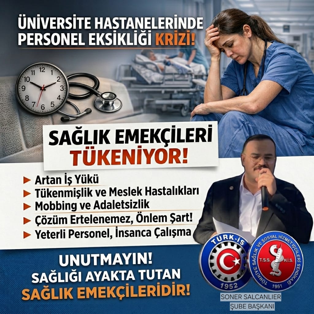 SAĞLIKTA PERSONEL KRİZİ: EMEKÇİ TÜKENİYOR, SİSTEM ÇÖKÜYOR