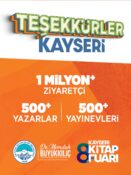 Kayseri Kitap Fuarı 1 milyona yakın kitapseveri ağırladı