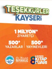 Kayseri Kitap Fuarı 1 milyona yakın kitapseveri ağırladı
