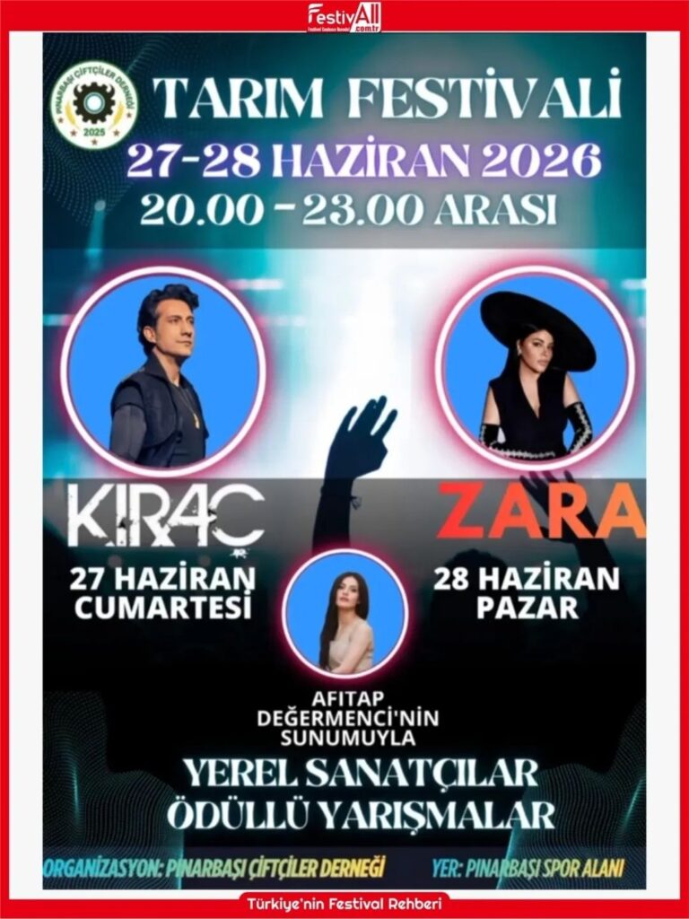 Pınarbaşı Tarım Festivali’ için geri sayım başladı