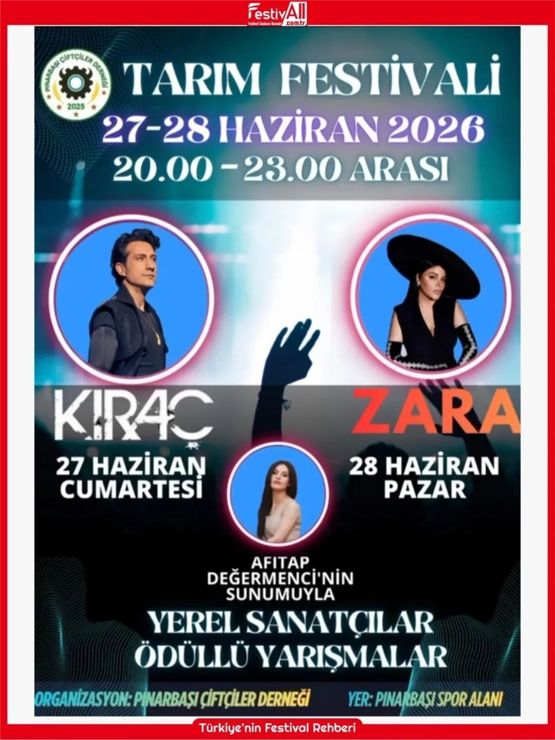 Pınarbaşı Tarım Festivali’ için geri sayım başladı
