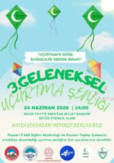 Uçurtma şenliği Millet Bahçesinde düzenlenecek