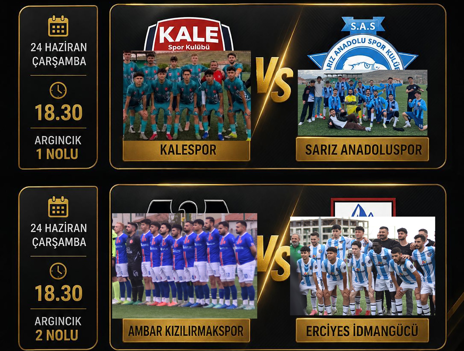İkinci Amatör Küme Play – Off müsabakaları bugün oynanacak