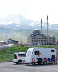 Erciyes’te çadır ve karavan sezonu açıldı