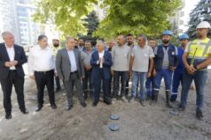 Eşref Bitlis Bulvarı’nda altyapı yenilendi