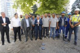 Eşref Bitlis Bulvarı’nda altyapı yenilendi